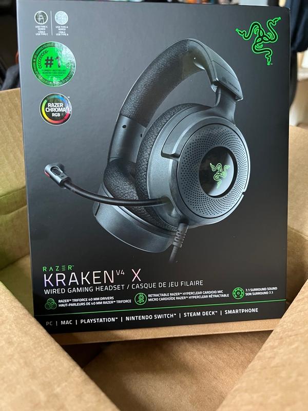 Razer Kraken V4 X Wired Gaming Headset with Razer Chroma RGB