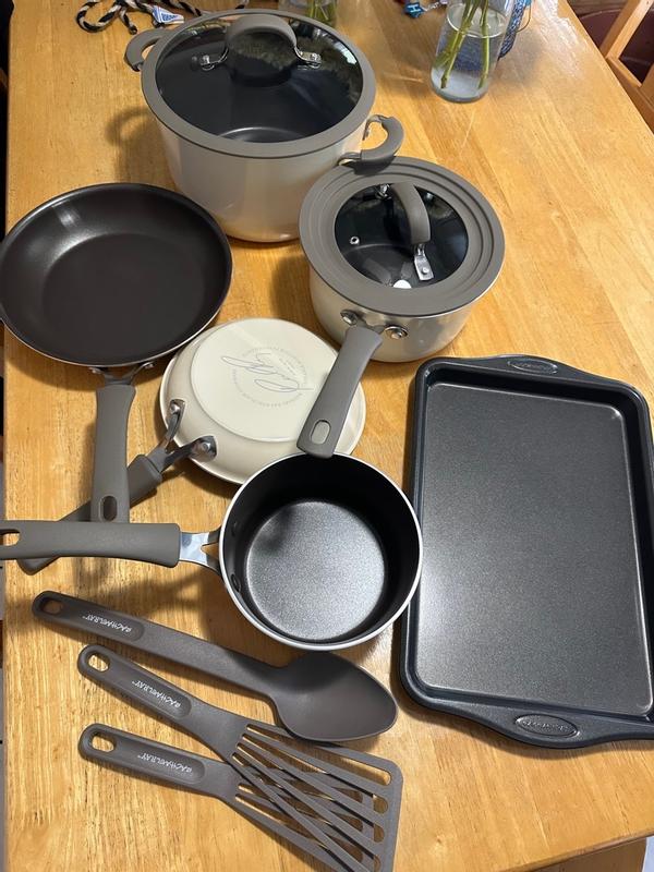 Rachael Ray 11-Piece Cook + Create Aluminum Nonstick Cookware Set - 14741