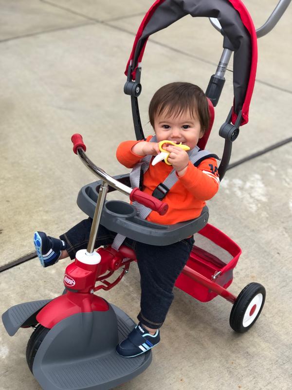 radio flyer footrest accessory stroller trike