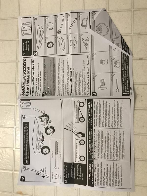 Printed and folded over itself.