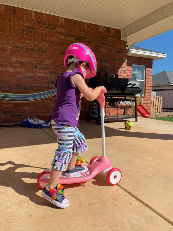 radio flyer grow with me my 1st scooter sparkle pink