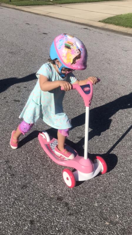 radio flyer grow with me my 1st scooter sparkle pink