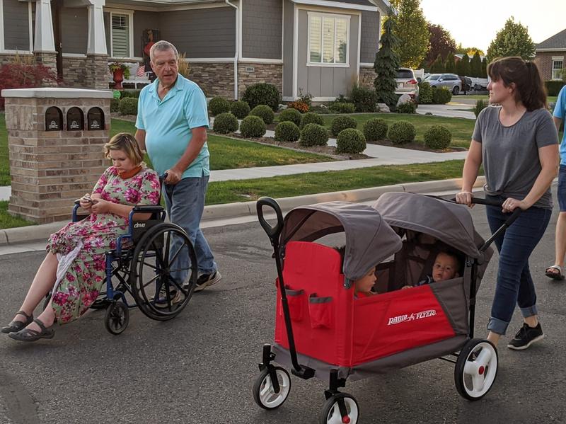 red wagon stroller