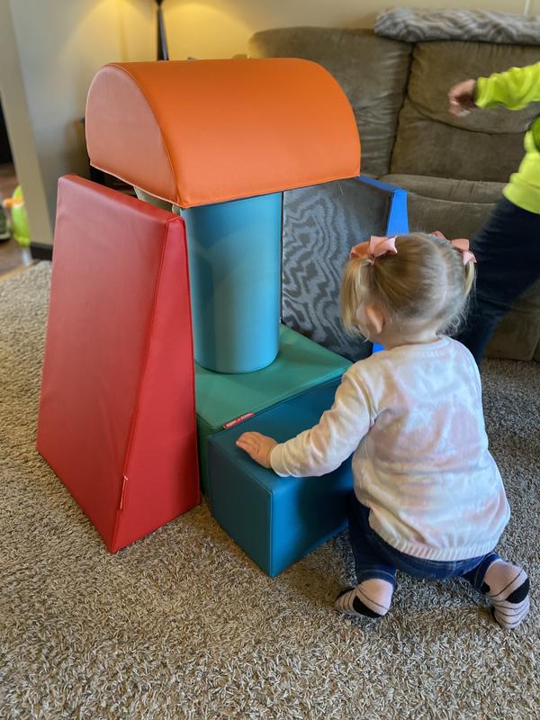 Tumble Town Foam Blocks for Toddlers - Rainbow