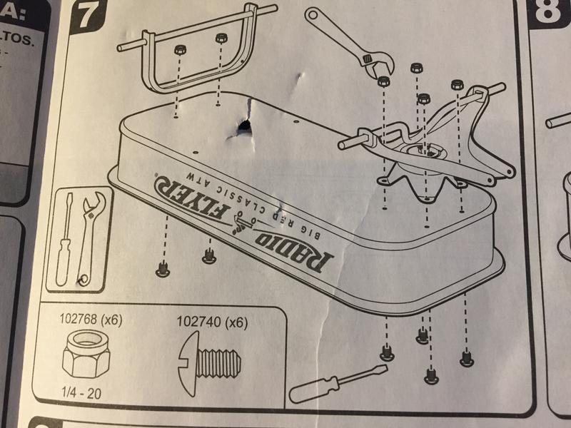 Step 7:  Six (6) Screws required