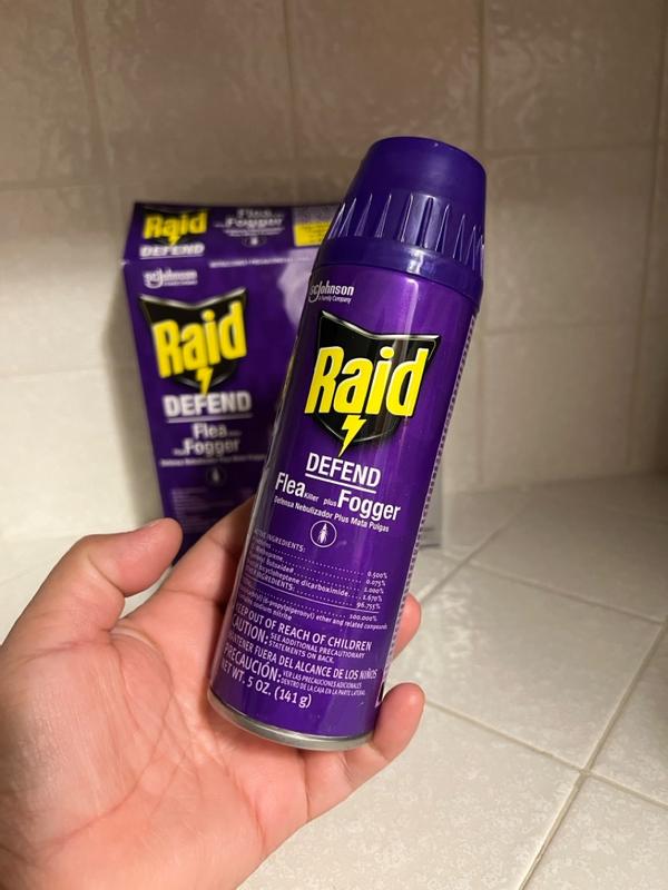 Raid Flea Killer Plus Fogger Kills fleas and hatching eggs oz