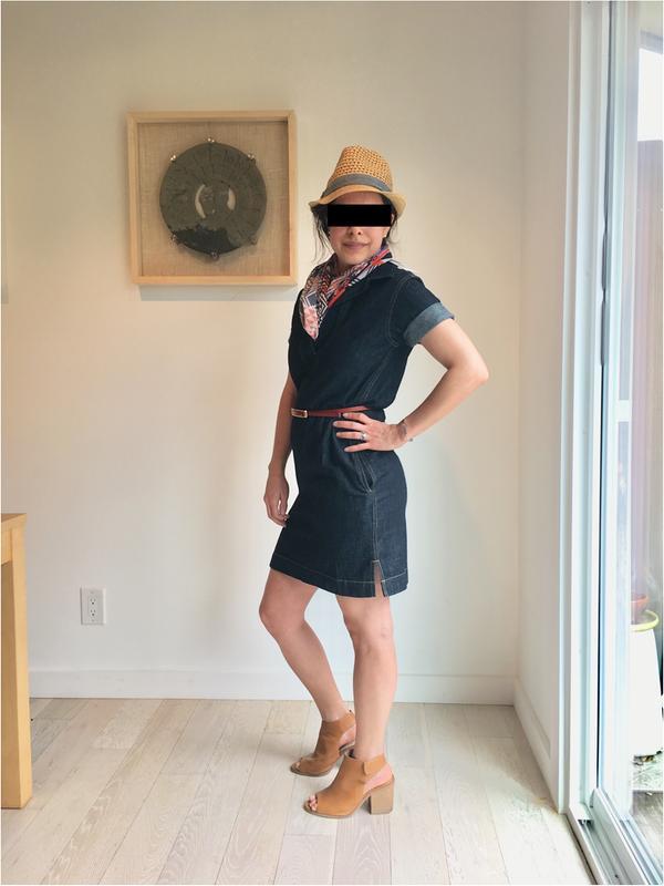 Side view of outfit.