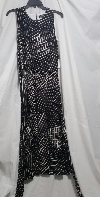 Hanging view of the dress (front)