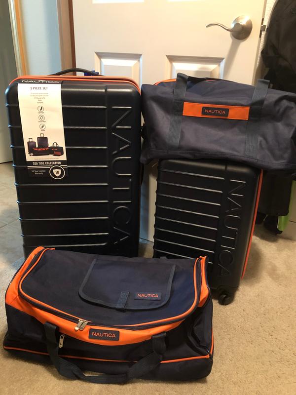 Nautica Sea Tide 5 Pc. Hardside Luggage Set Created for Macy s Macy s