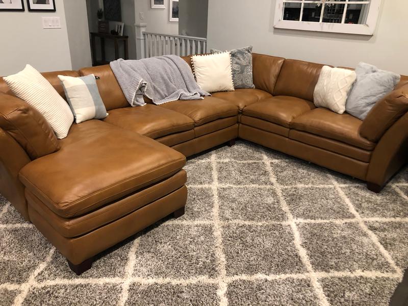 Camel Leather Couch Sectional - Leather couch leather couches lounge ...