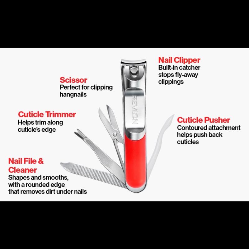 Meijer Straight Edge Toenail Clipper With File, 1 ct