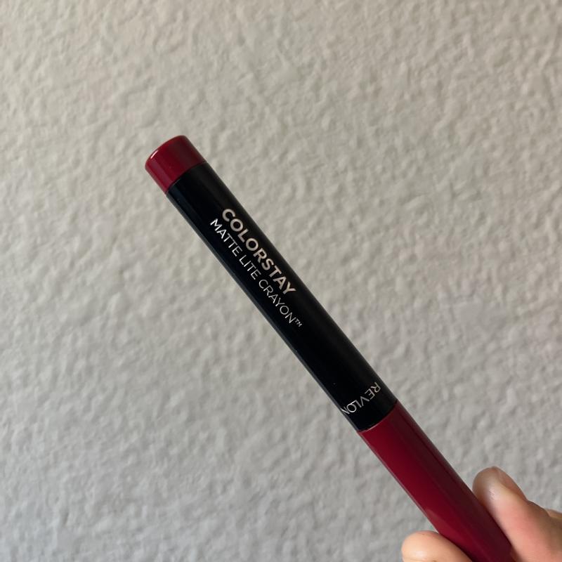 Revlon Colorstay Matte Lite Crayons Lip Swatches Review Revlon Colorstay Matte Lite Crayon