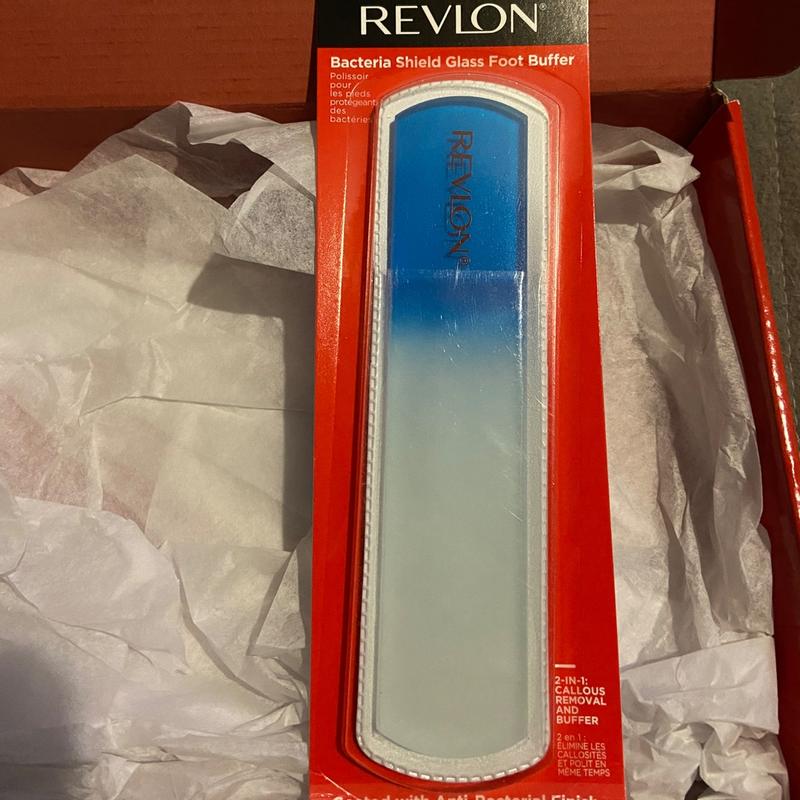 Bacteria Shield Glass Foot Buffer - Revlon