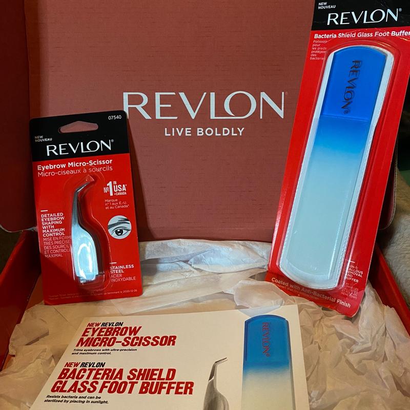 Bacteria Shield Glass Foot Buffer - Revlon