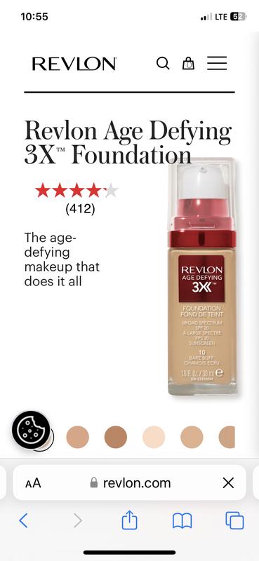 Revlon outlets age defying foundation bundle