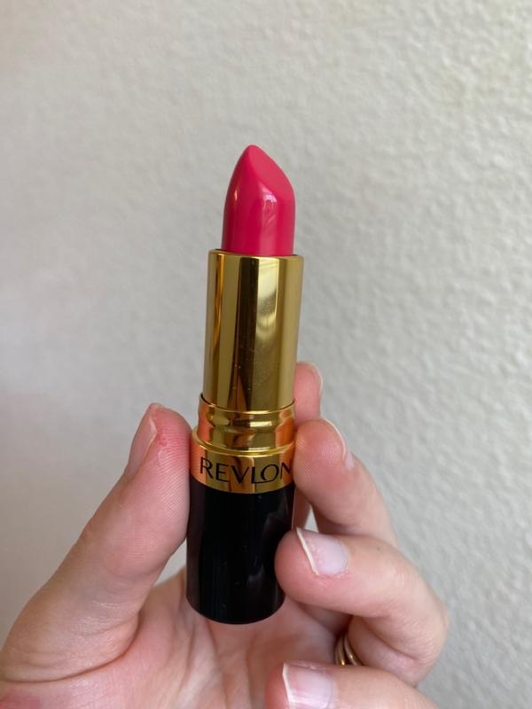 Revlon Lipstick, Super Lustrous Lipstick, Creamy Formula For Soft,  Fuller-Looking Lips, Moisturized Feel, 420 Blushed, 0.15 oz