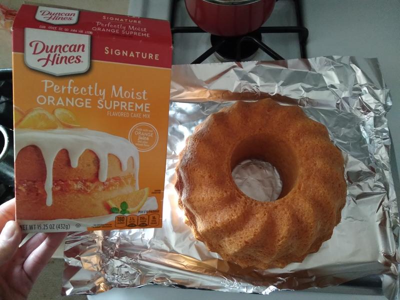 Duncan Hines Signature Orange Supreme Cake Mix 15.25oz (Pack of 2)