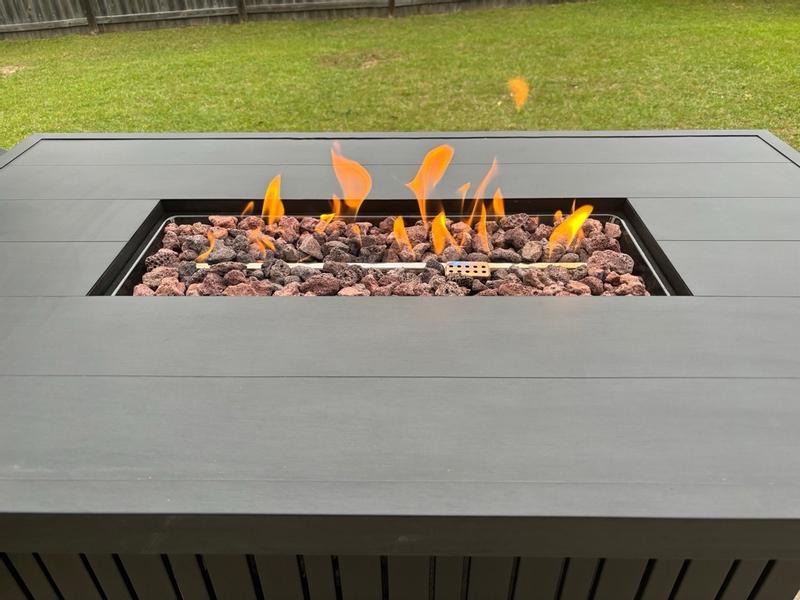 Calvin Fire Pit Table With Hidden Propane Tank-Real Flame®