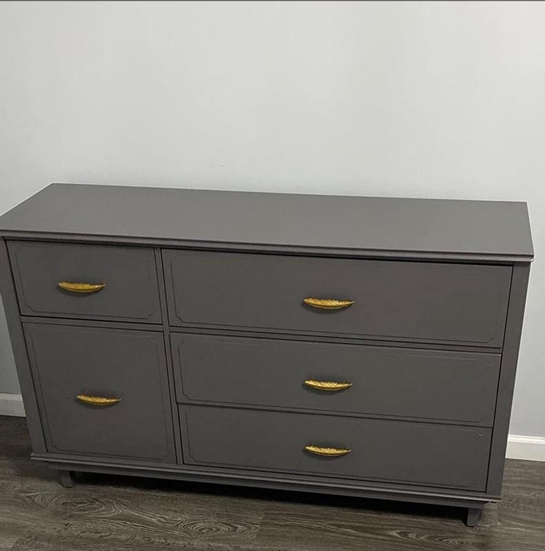Ameriwood Home Stella Graphite Grey 4-Drawer Standard Dresser 2613408COM at  Lowes.com
