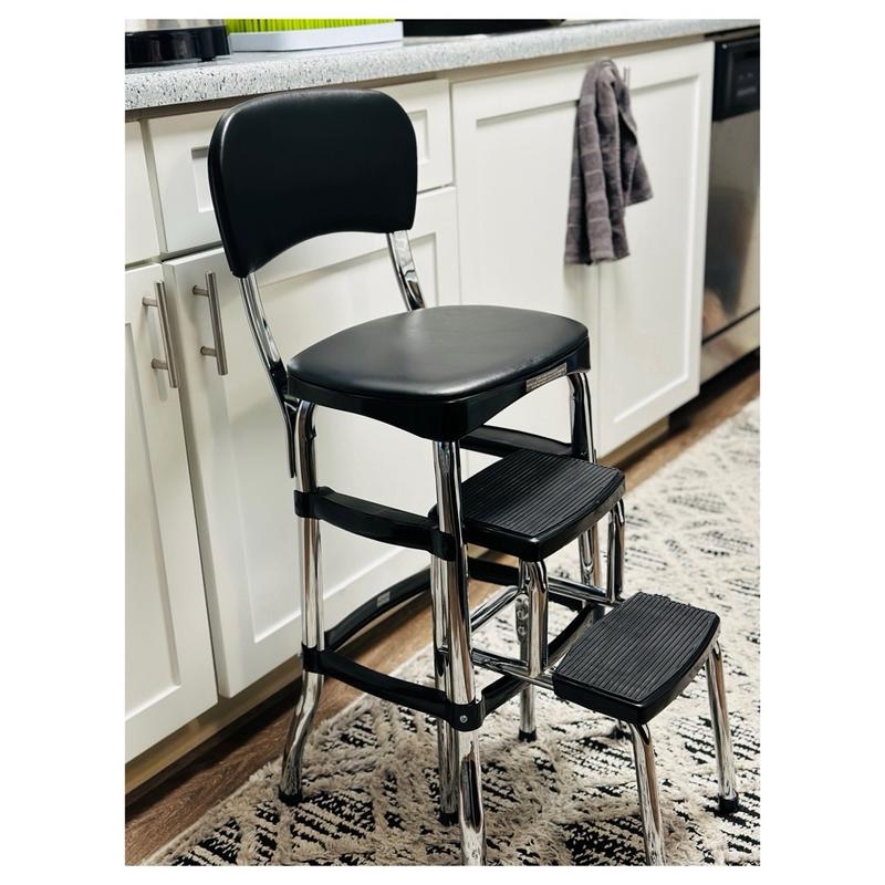 Bar Stool Vintage Chair Step Stool Bar Stool Cosco Chair With Step