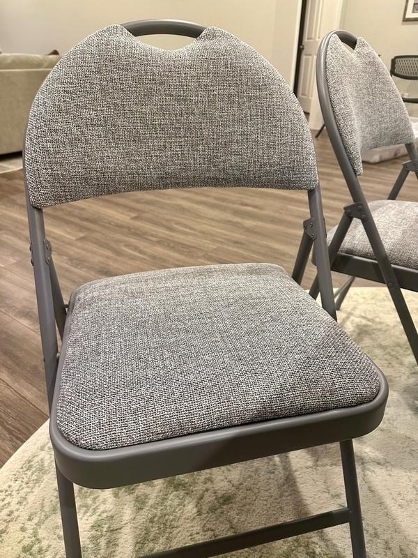 Cosco 4 -Pack Gray Commercial/Residential Standard Folding