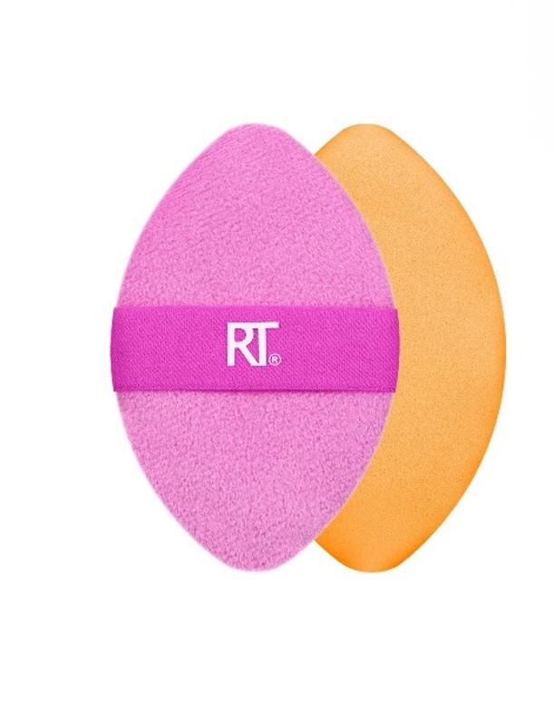 Real Techniques Miracle 2-In-1 Powder Puff, Dual-Sided Makeup