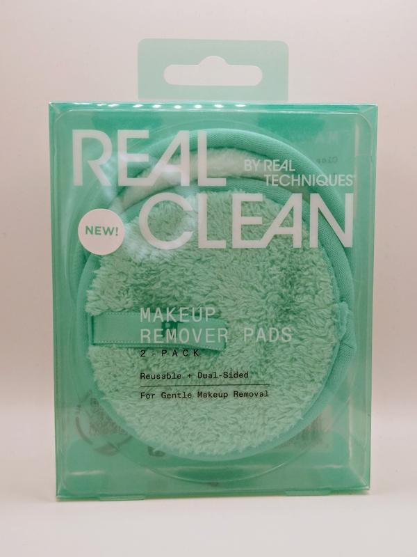 Real Techniques Real Clean Makeup Remover Pads, Reusable Makeup-Removing  Rounds, Dual-Sided For Toner, Essence, Eye & Face Makeup Removal, For All  Skin Types, 2 Count