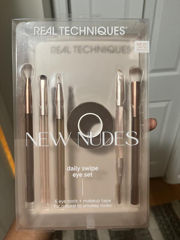 Real Techniques - NEW NUDES EYE SET 5 BRUSHES 7CT
