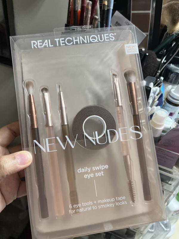 Real Techniques New Nudes Daily Swipe Eye Makeup Brush Set