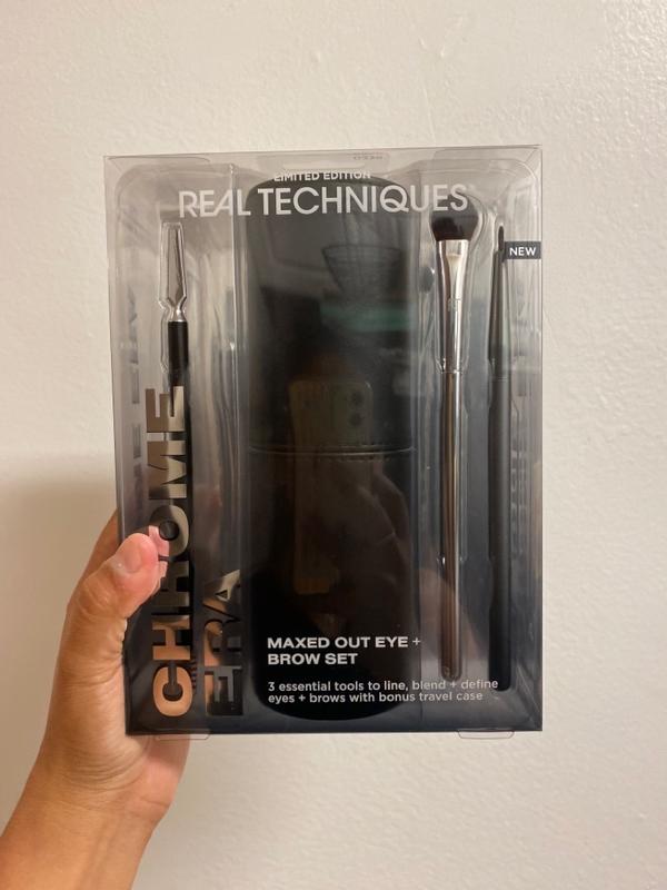 Real Techniques Chrome Era Maxed Out Eye + Brow Kit, 4 Piece Set