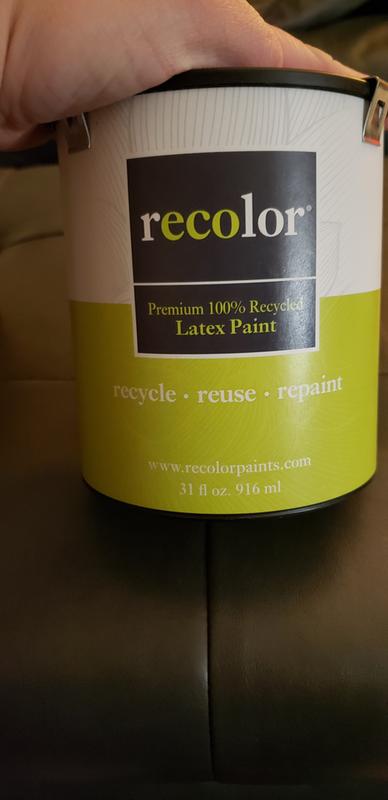 Recolor Paints Semi-gloss White Acrylic Interior Paint (1-Gallon
