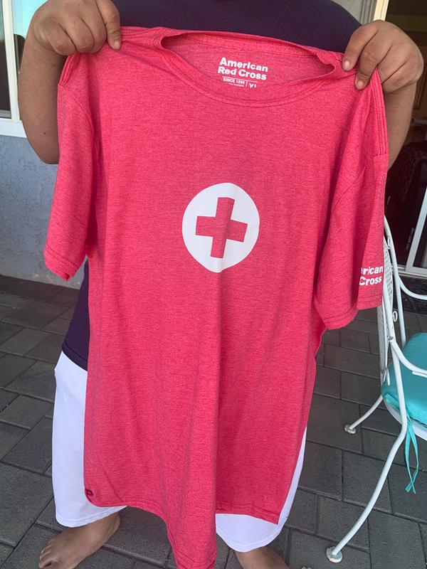 Unisex Cotton T Shirt With Arc Logo Red Cross Store - cross t shirt roblox free