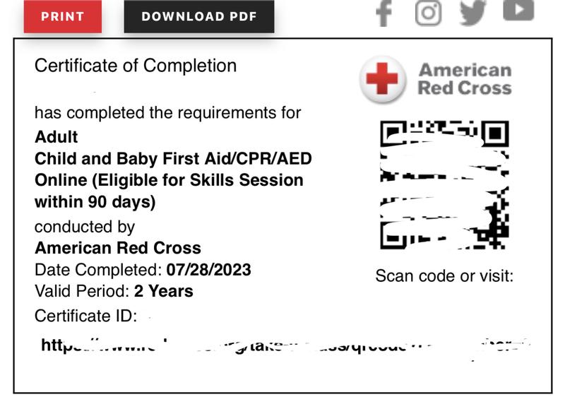 Cpr card deals american red cross