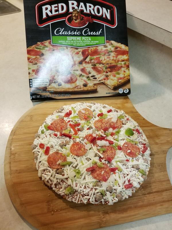 Red Baron Frozen Pizza Classic Crust Supreme, 23.45 oz - Kroger
