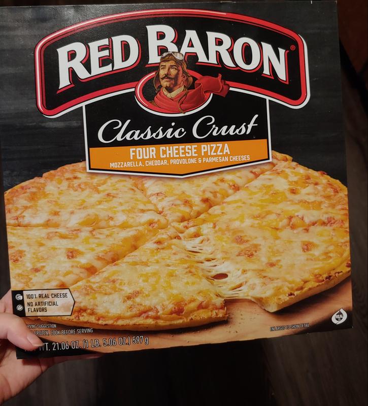 Red Baron Frozen Pizza Classic Crust 4-Cheese, 12 in., 21.06 Oz.