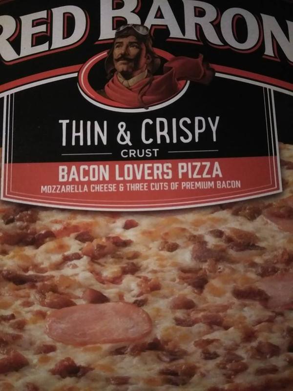 red baron thin crust supreme pizza