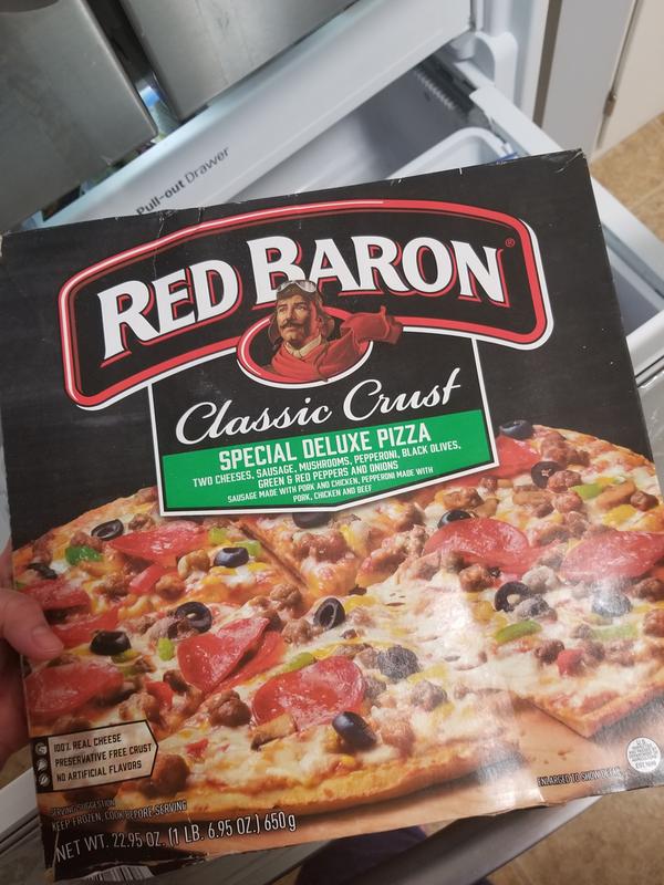 Red Baron Frozen Pizza Classic Crust 4-Cheese, 12 in., 21.06 Oz.