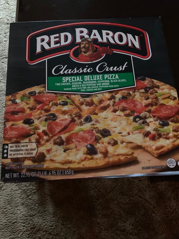 Red Baron 12'' Supreme Pizza, 22.63 oz, 16 ct - Span Elite