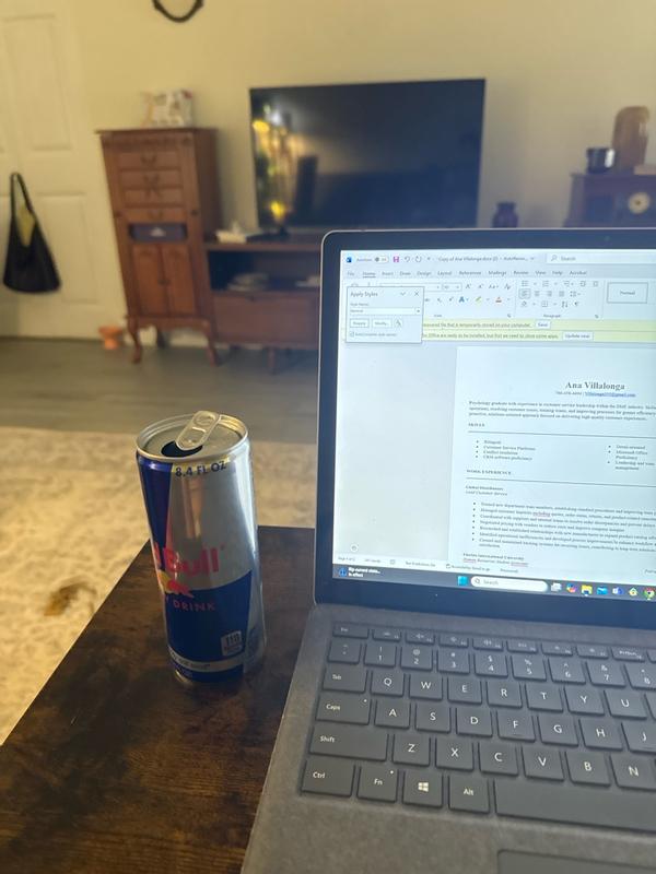 Photo submitted with review of product