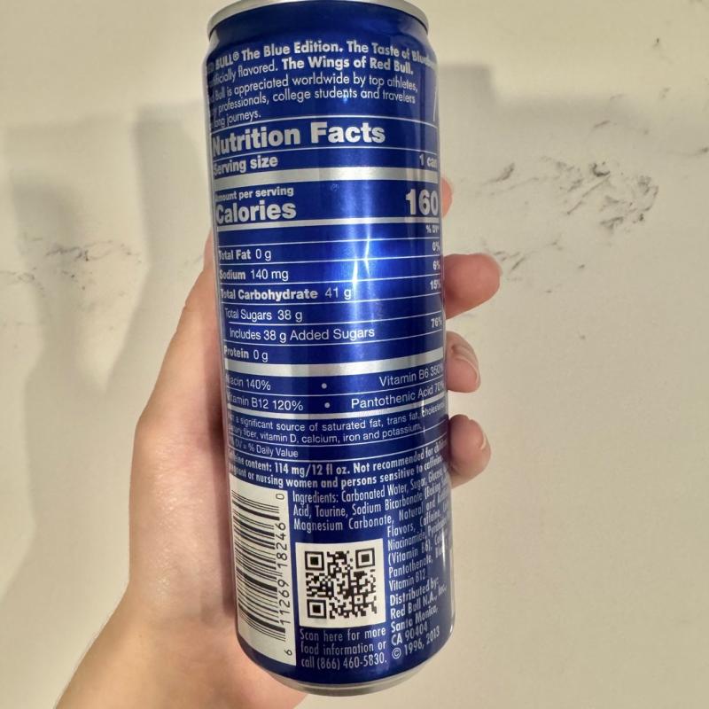 Buy Red Bull Blue Edition Energy Drink, Blueberry, 114mg Caffeine, 12 fl.  oz. Can from Dollar General