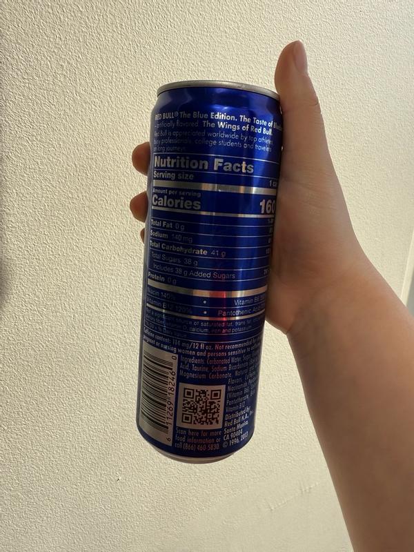 Buy Red Bull Blue Edition Energy Drink, Blueberry, 80mg Caffeine