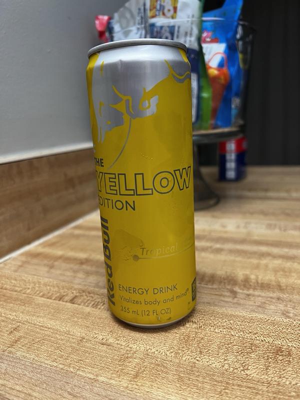 Red Bull Energy Drinks Yellow Edition 8.4 Oz Pack Of 4 Cans