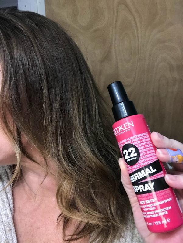 Second day curled hair, no added product