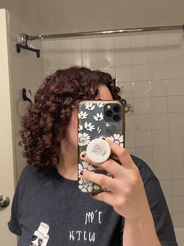 Front view after hair dried