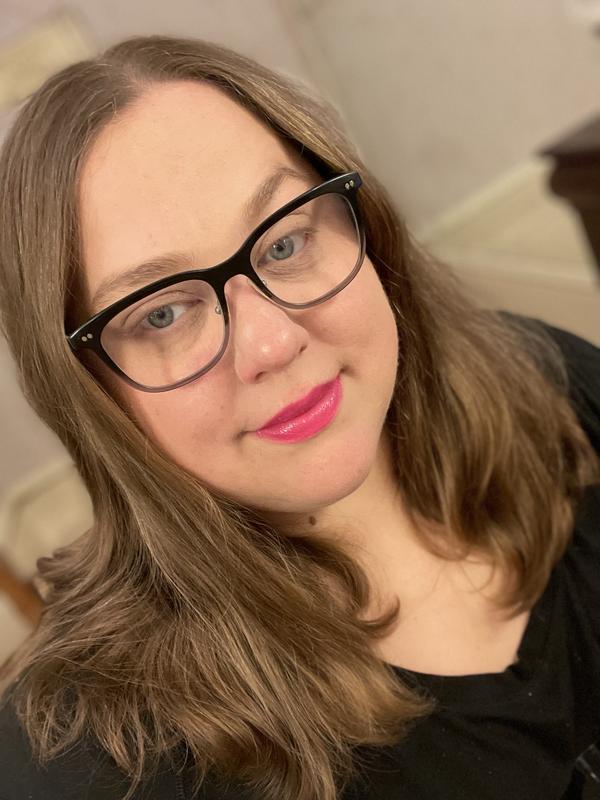 After a blow dry using the Redkin Frizz Dismiss Instant Deflate Oil In Serum