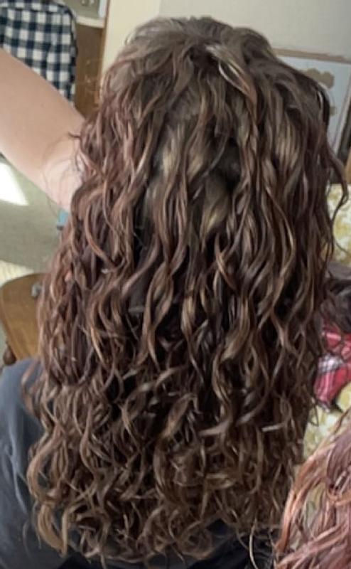 My hair texture + length
