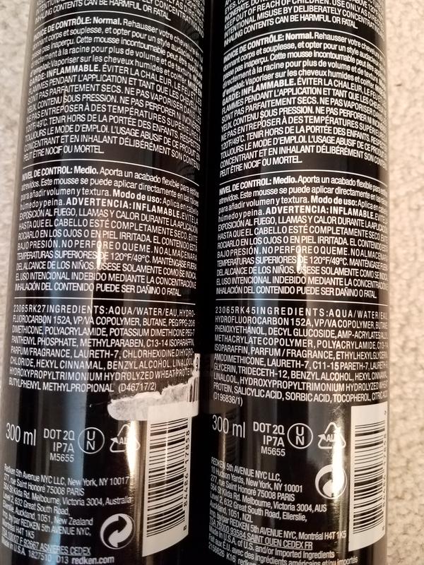 Ingredient list