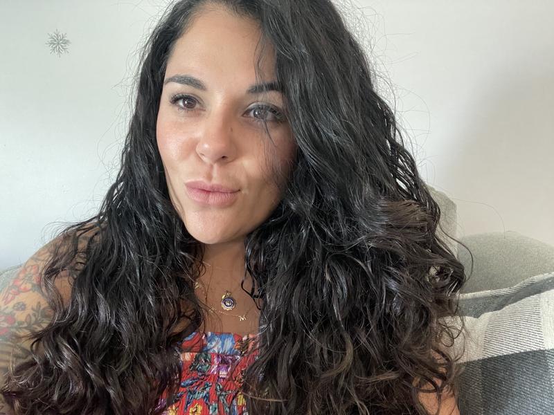 Hair while using the product.