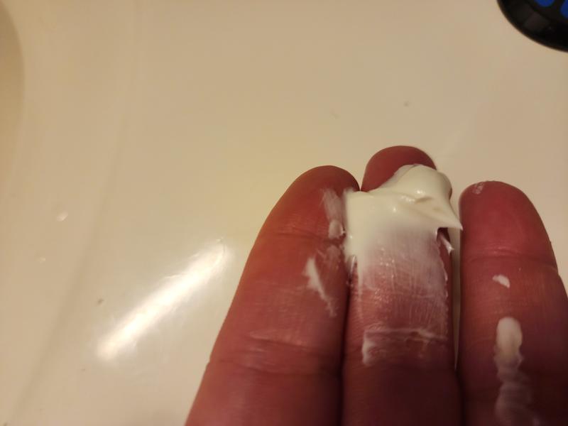 Paste consistency.
