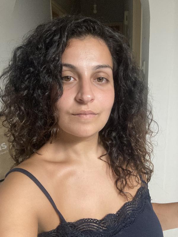 First time using gel on my curly hair